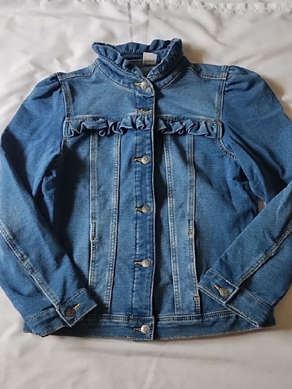 Falls Creek Ruffle Denim Jacket